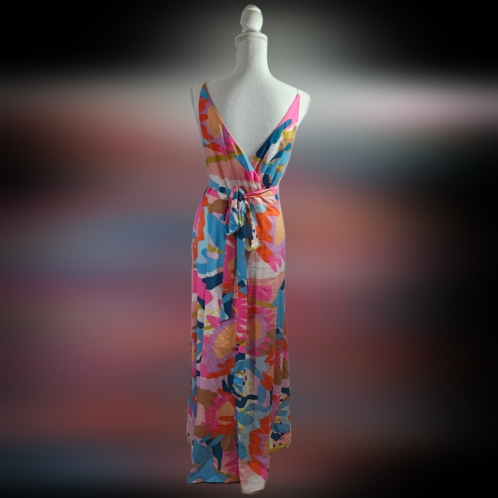 AQUA High Low Wrap Dress L NWOT - Picture 6 of 14